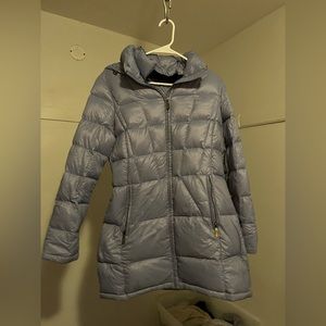 Purple/blue Calvin Klein parka